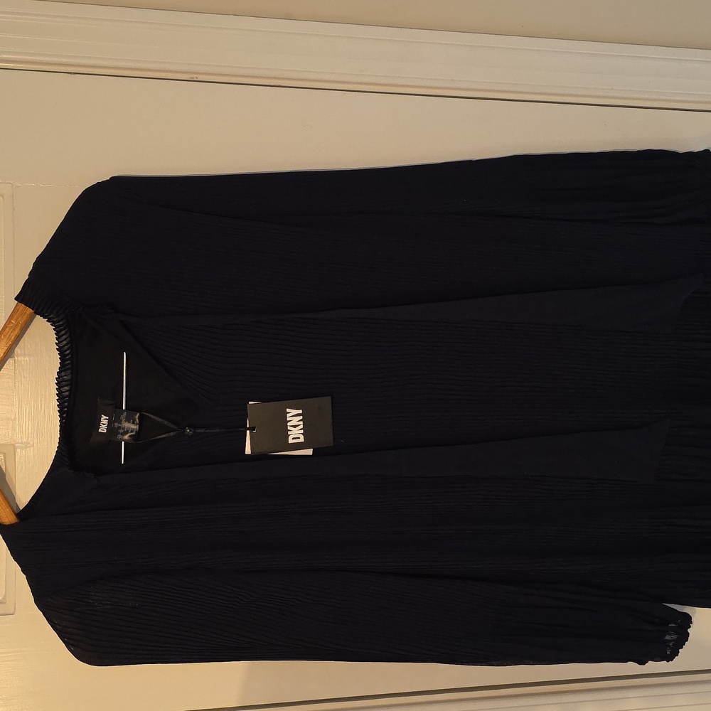 DKNY Deep Navy Elegant Dress